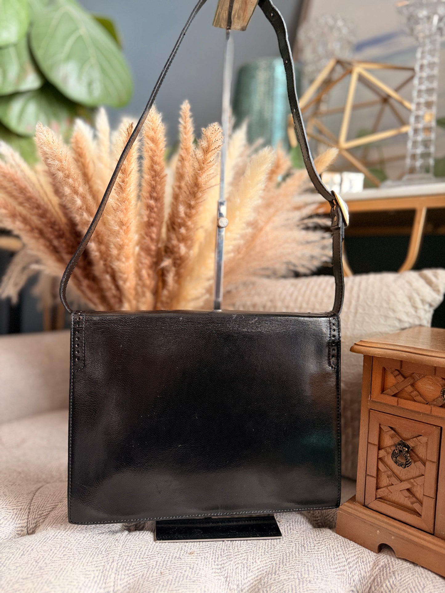 YSL Vintage Leather Shoulder Bag/Clutch