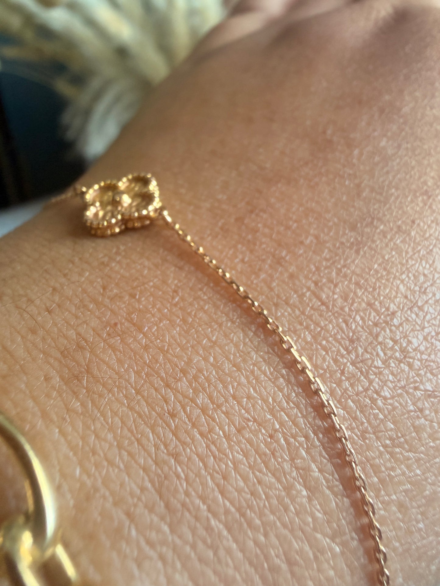 Van Cleef & Arpels 18k Rose Gold Sweet Bracelet