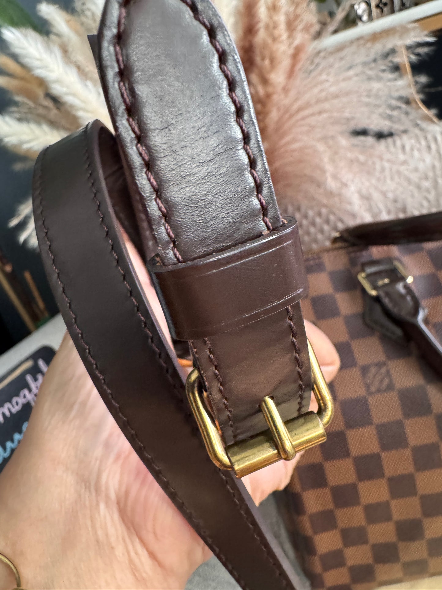 Louis Vuitton Speedy Bandouliere 30 in Damier Ebene