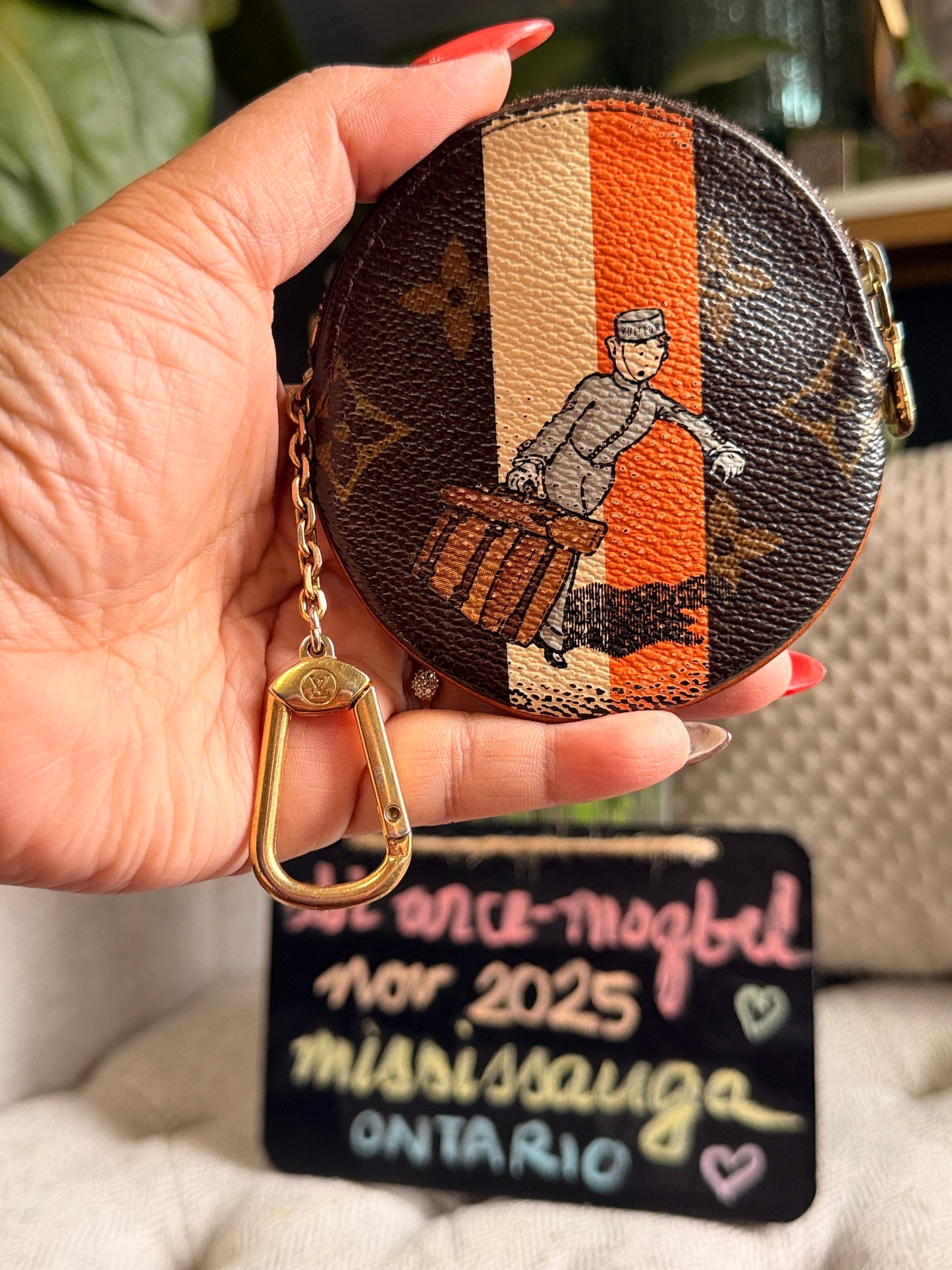 Louis Vuitton Vintage Limited Edition Groom Round Coinpurse