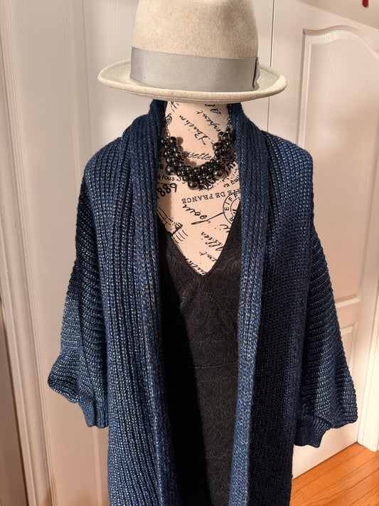 Escada Navy Blue Cardigan-Medium
