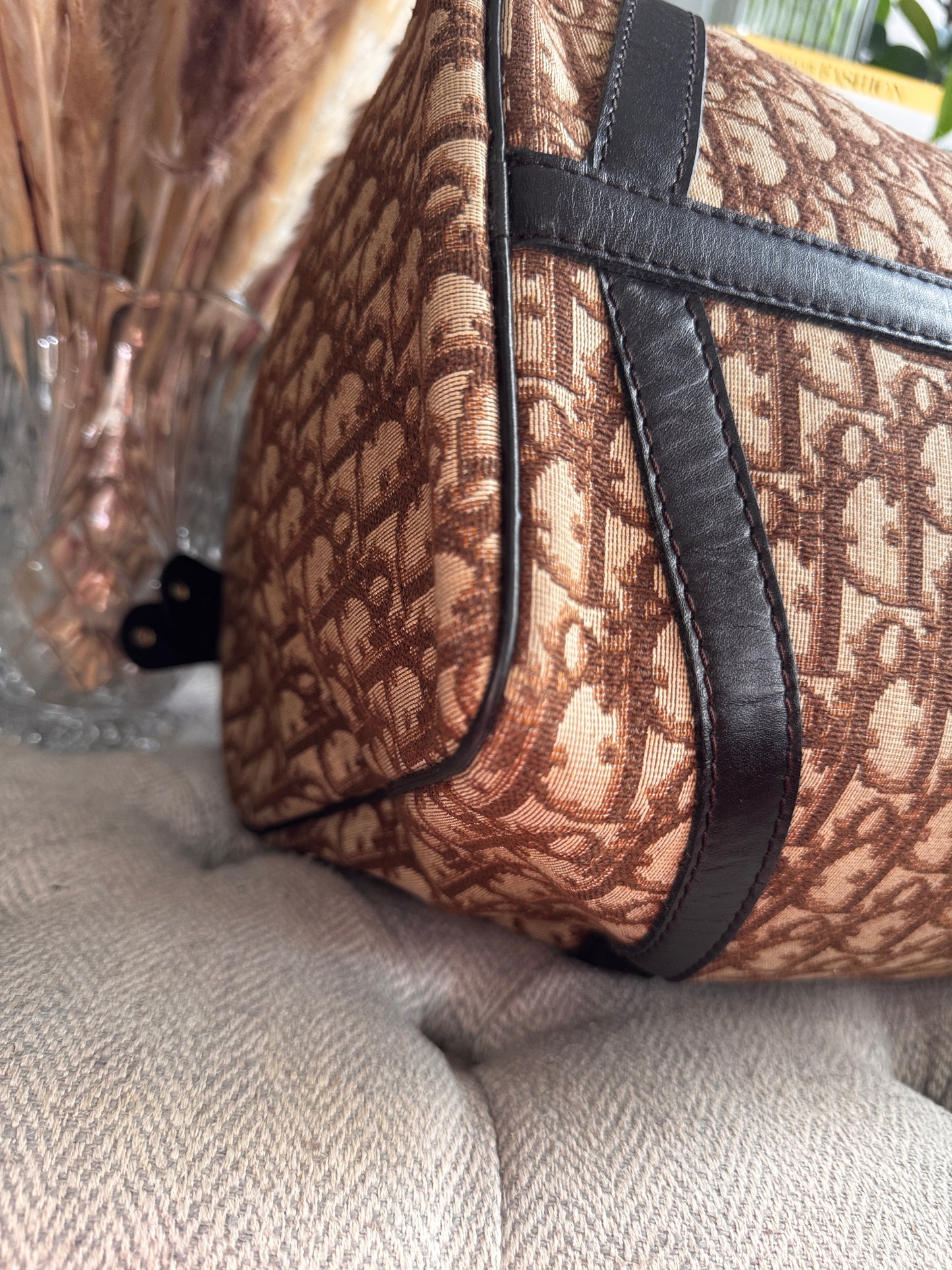 Dior Vintage Trotter Boston Bag