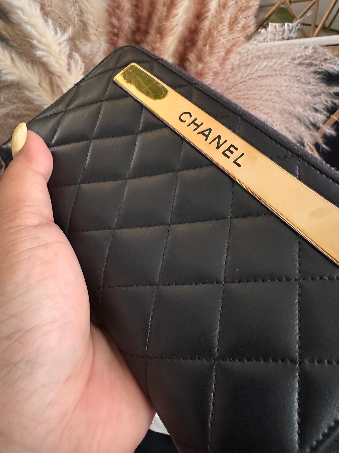 Chanel Trendy Zippy Wallet -Black GHW