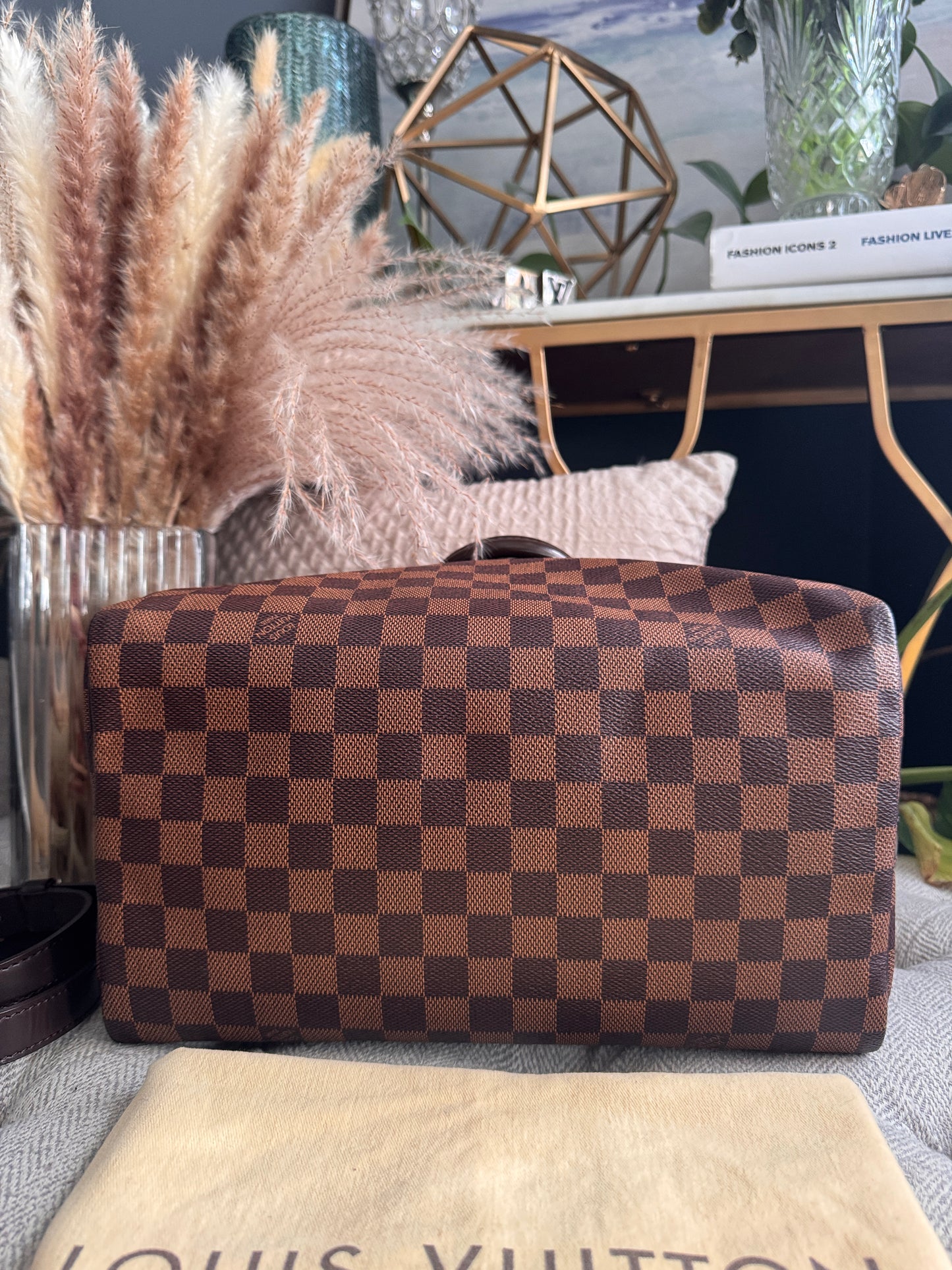 Louis Vuitton Speedy Bandouliere 30 in Damier Ebene