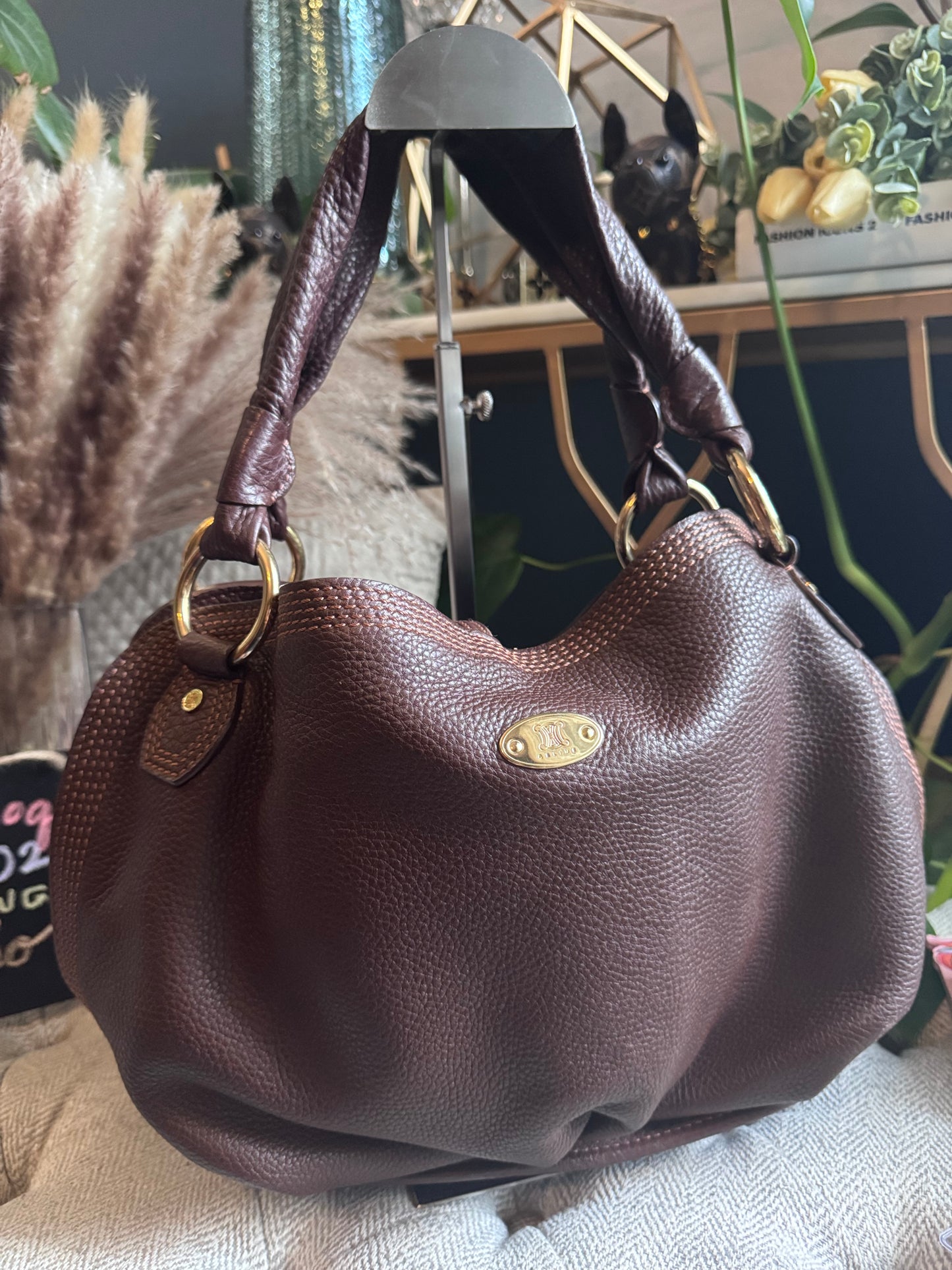 Celine Vintage Hobo shoulder bag