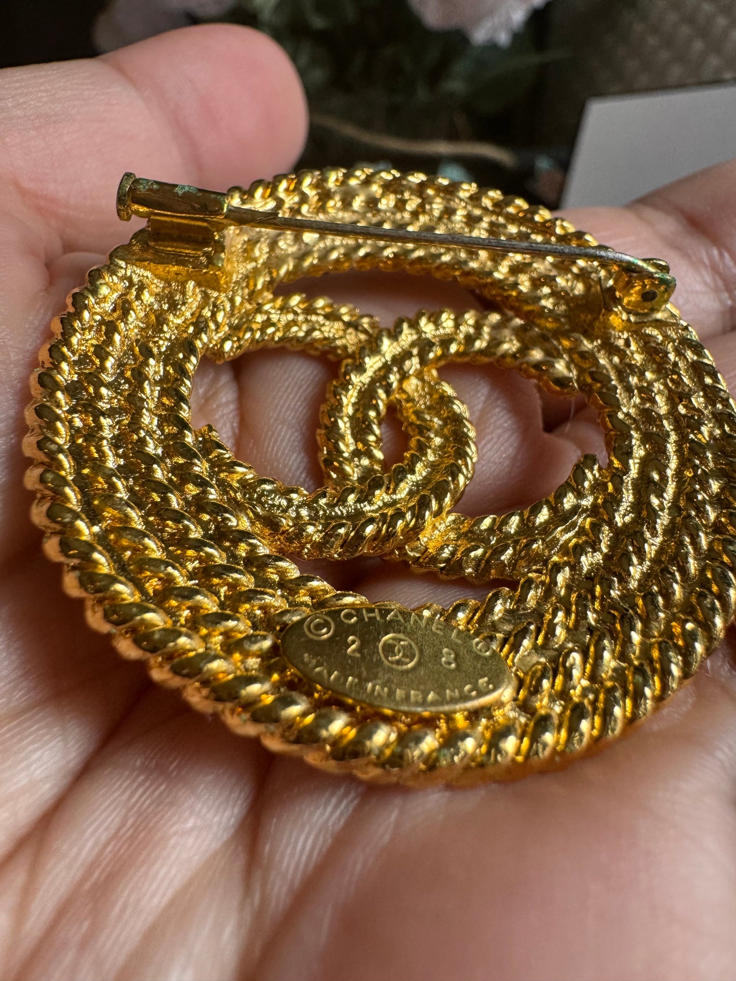 Chanel Vintage Braided Brooch