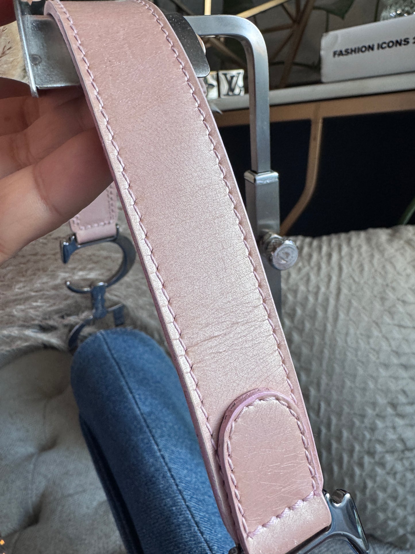Dior Vintage Denim Saddle