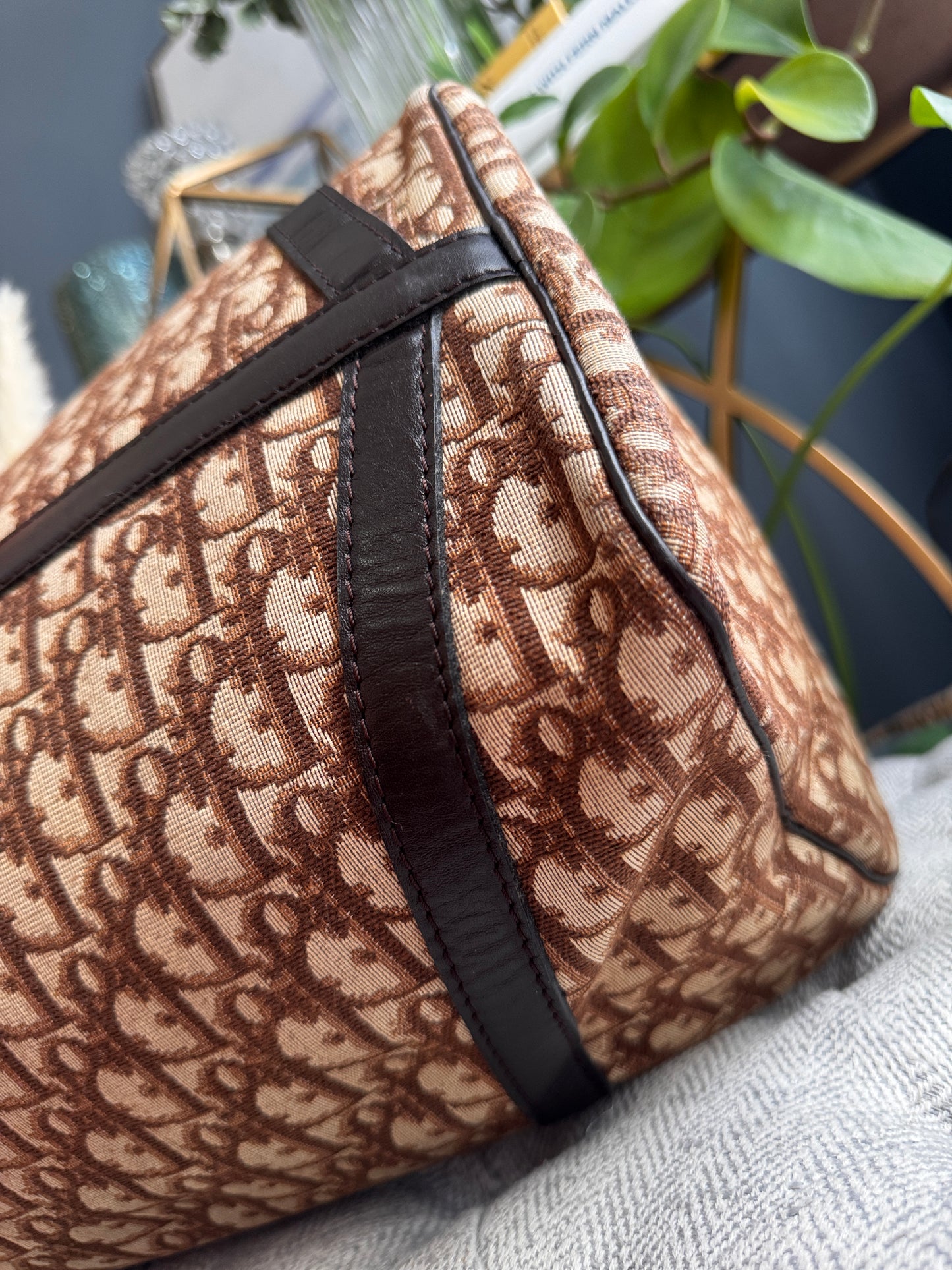 Dior Vintage Trotter Boston Bag