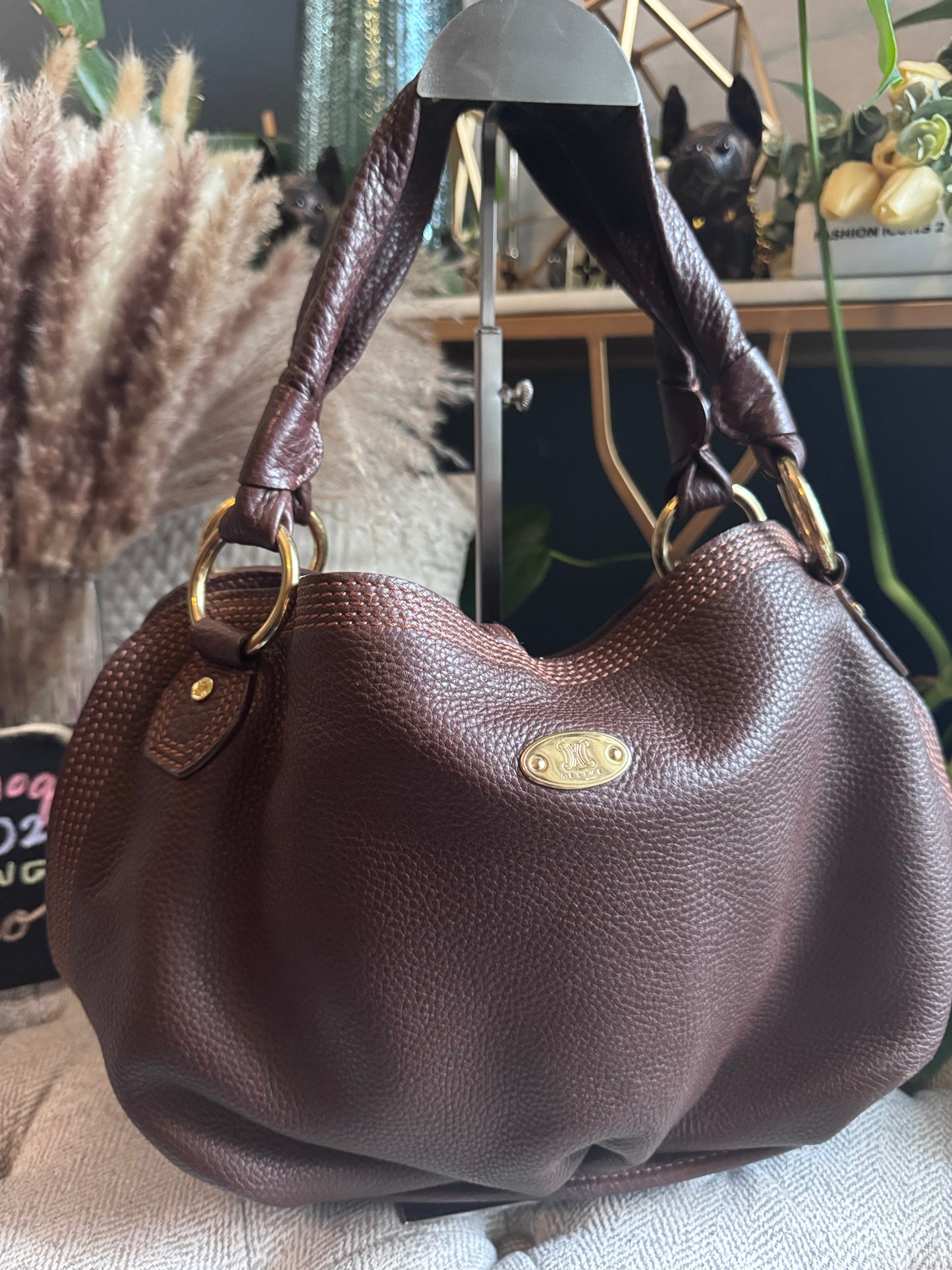 Celine Vintage Hobo shoulder bag