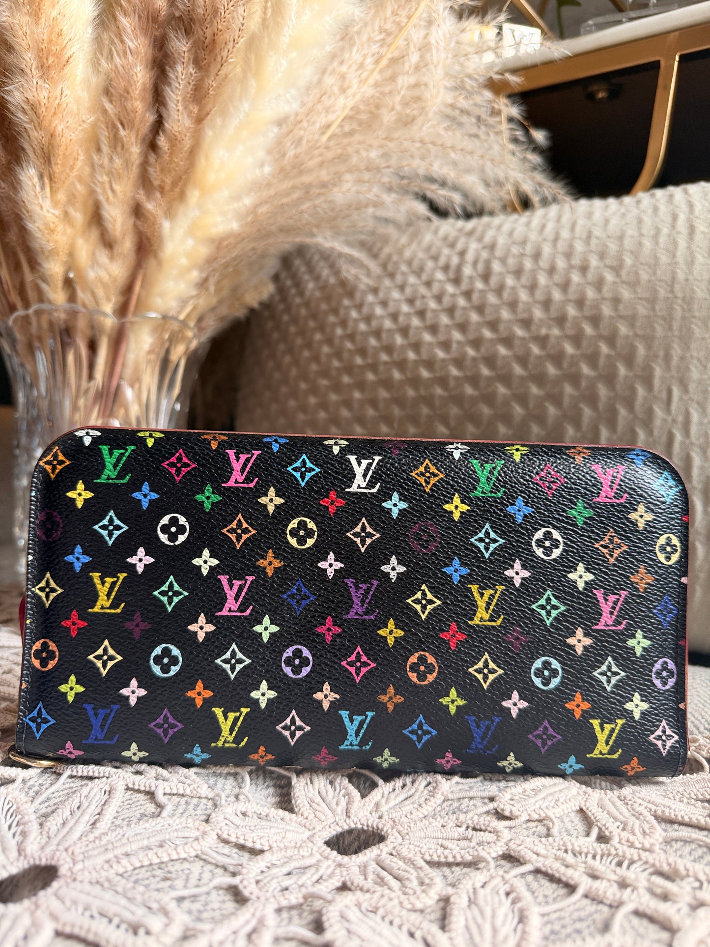 Louis Vuitton Takashi Murakami Multicolor Insolite Wallet
