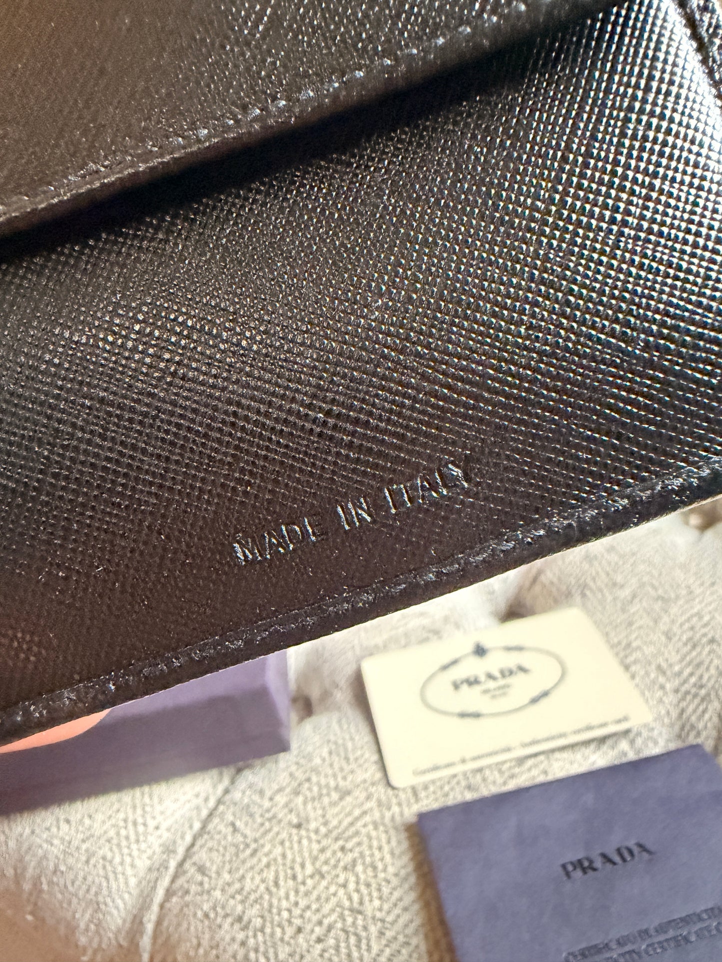 Prada Men’s Wallet in Saffiano Leather