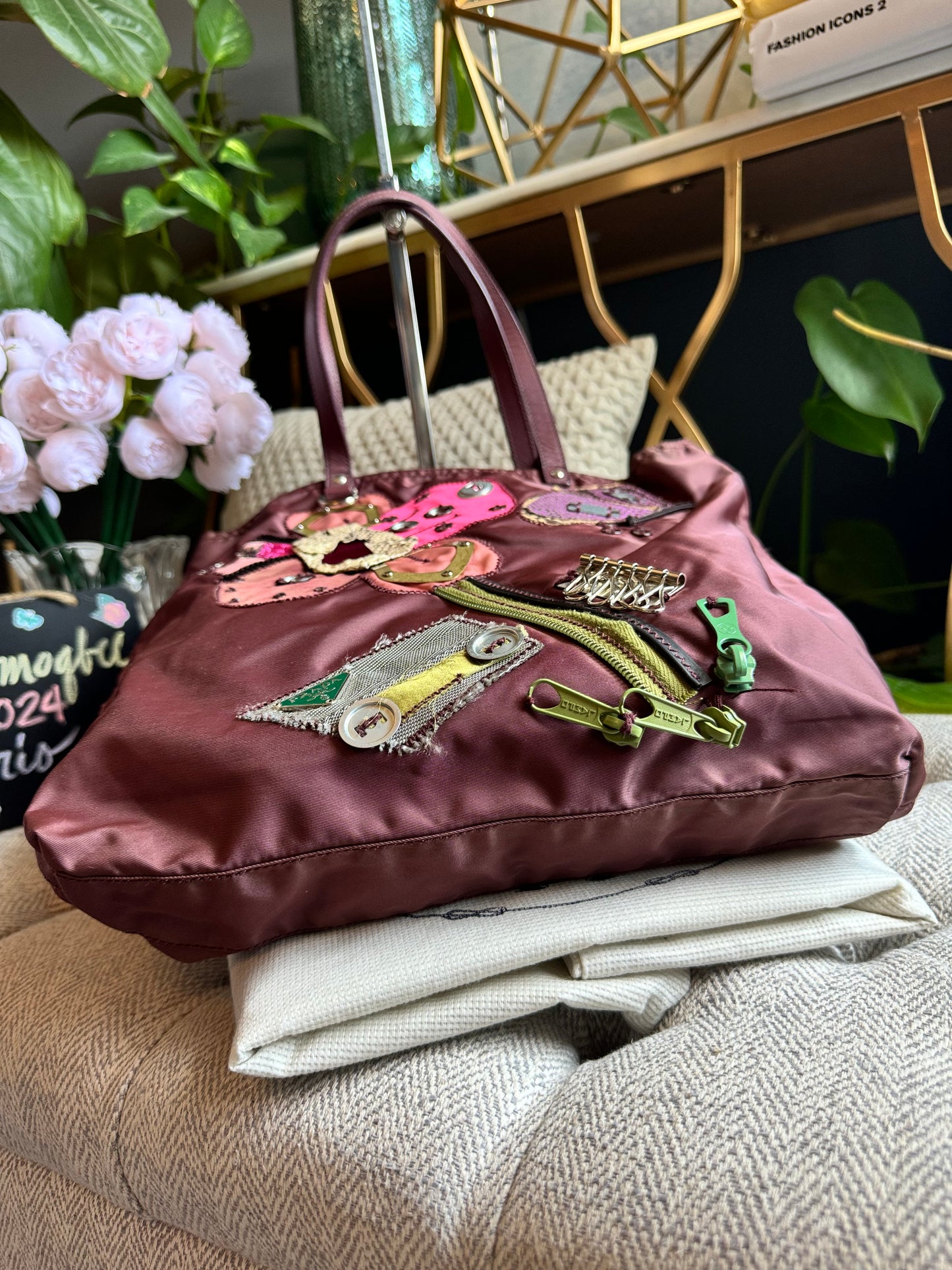 Prada Flower Tote