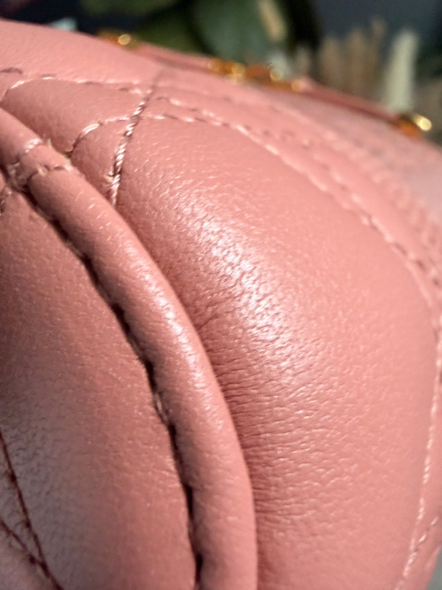 Christian Dior Lambskin Cannage Small Vanity Case