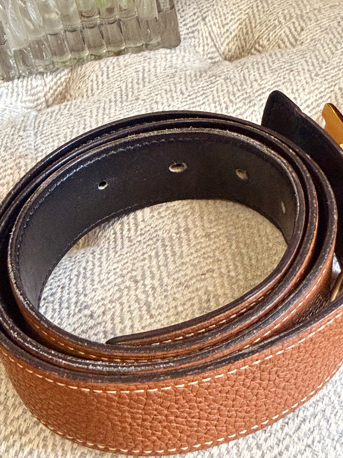Hermes Constance Belt size 90
