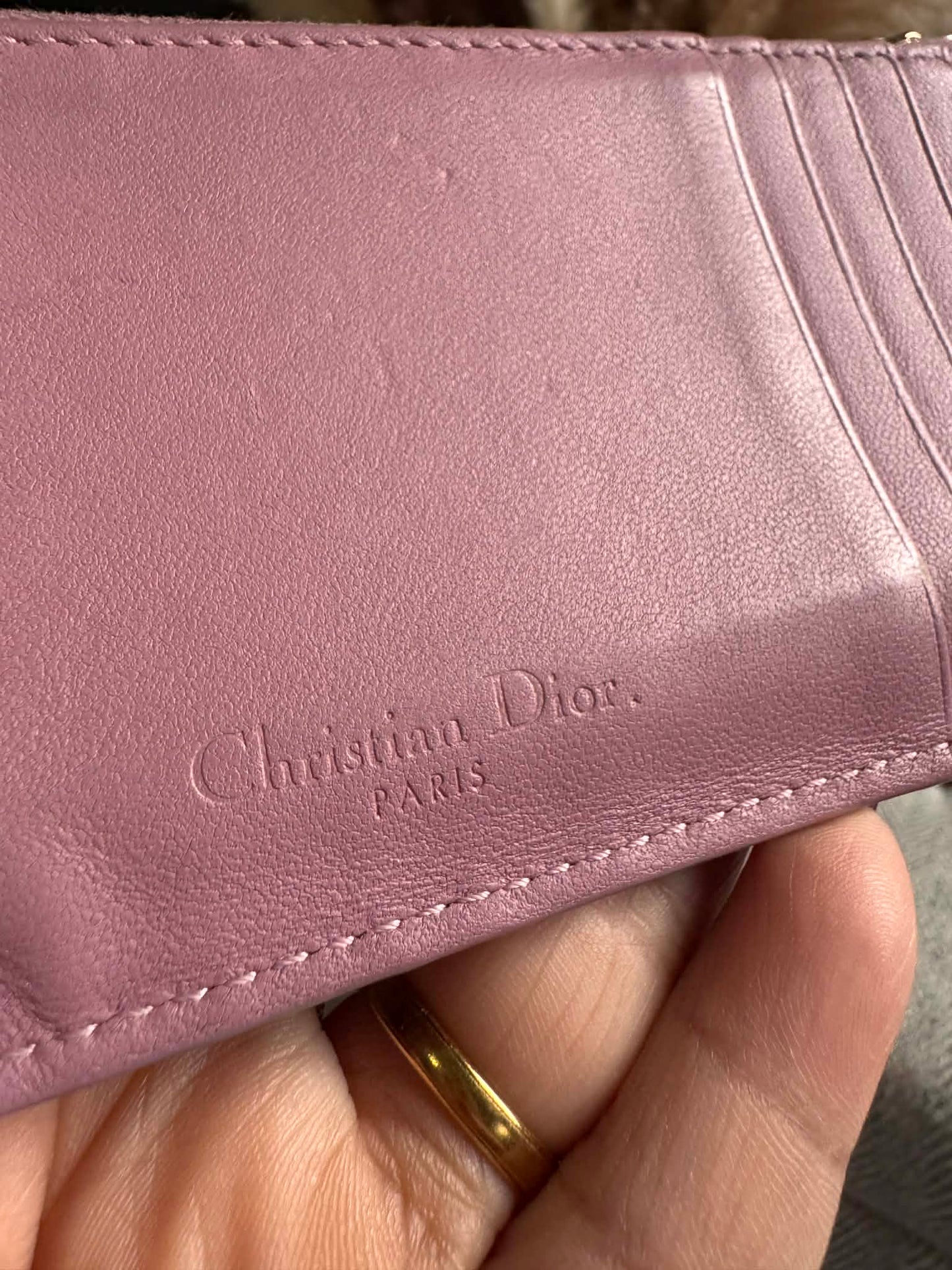 Dior Zippy Cardholder