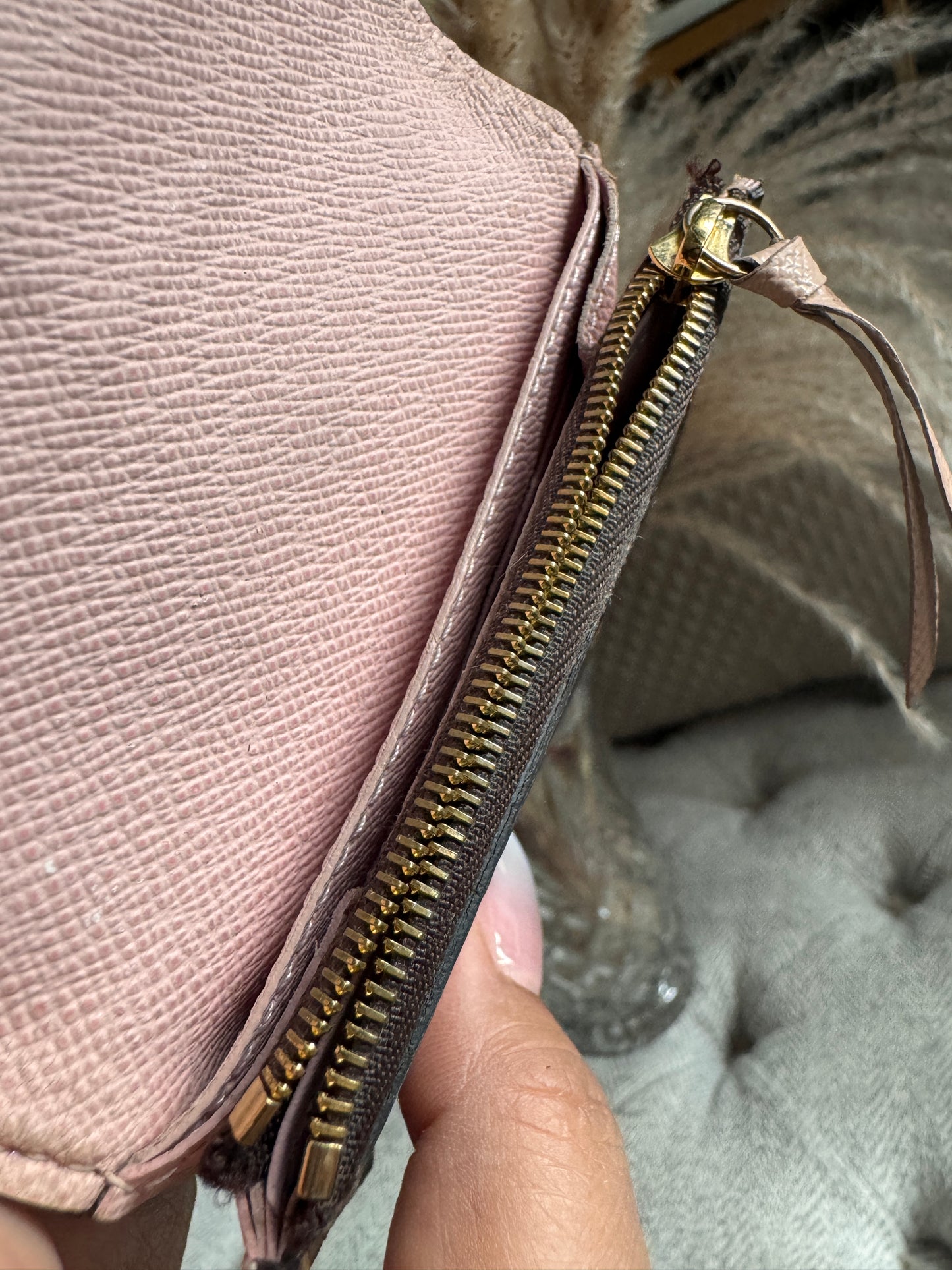 Louis Vuitton Rosalie Wallet in Rose Ballerine