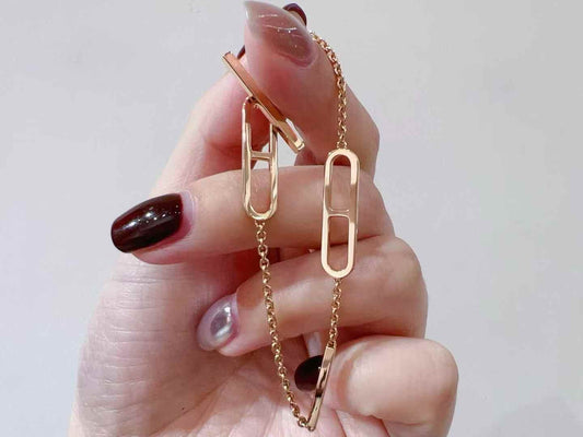 For PRE-ORDER ONLY Hermes Ever Chaine d’ancre bracelet in Rose Gold size SH