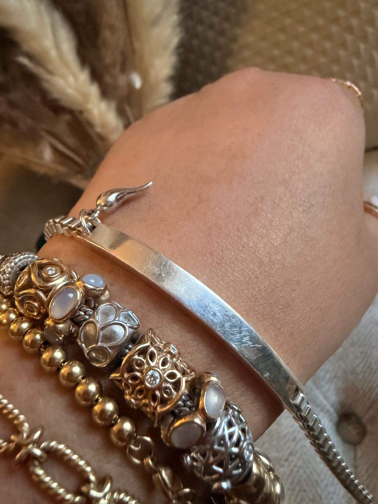 Tiffany&Co ID Tag Venetian Link Bracelet