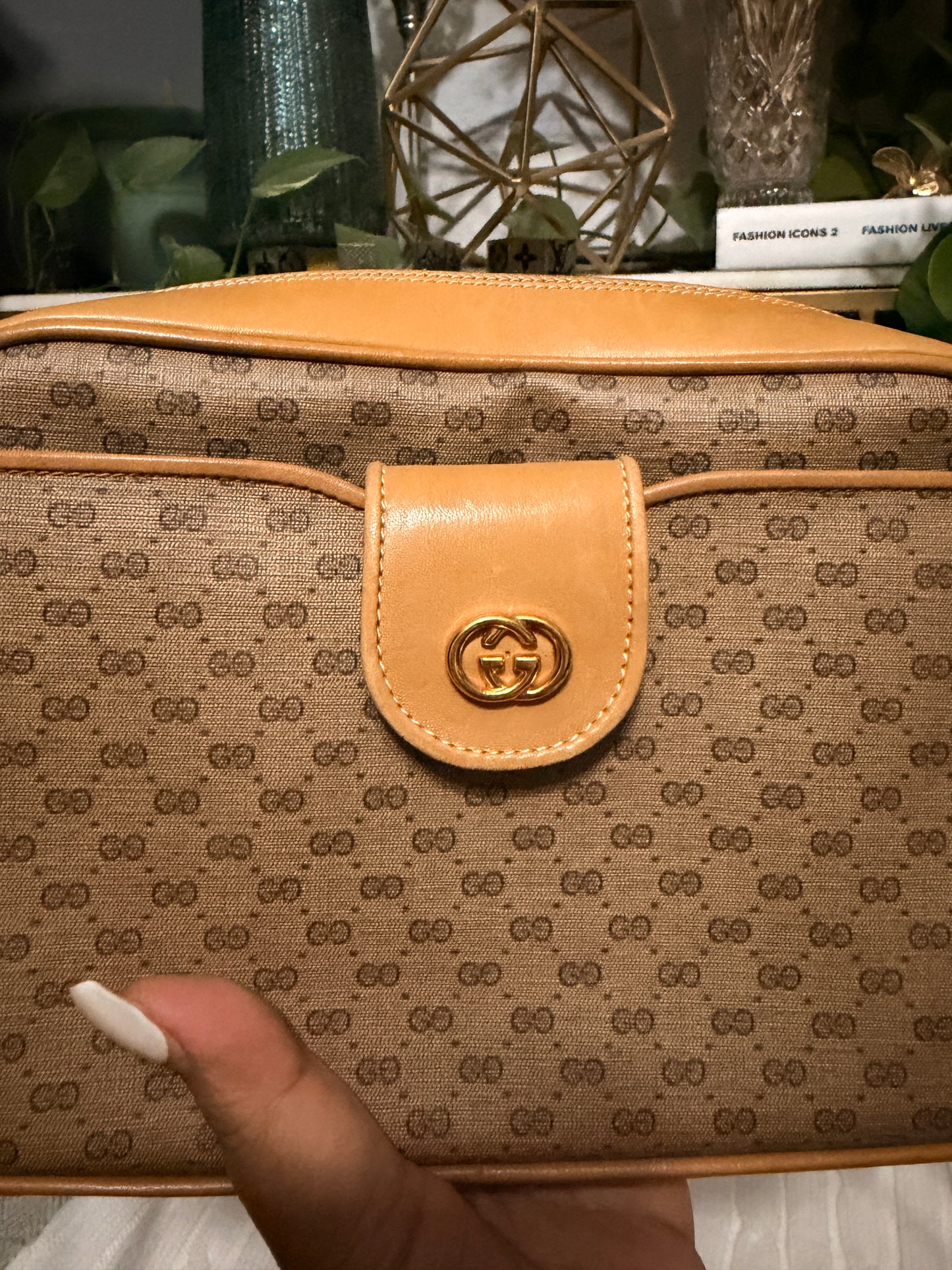 Gucci Vintage Micro GG Camera Bag