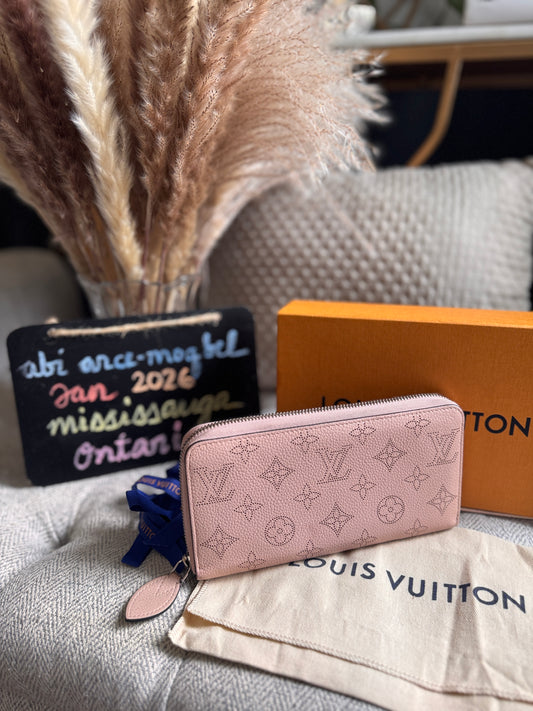 Louis Vuitton Mahina Zippy Wallet in Magnolia