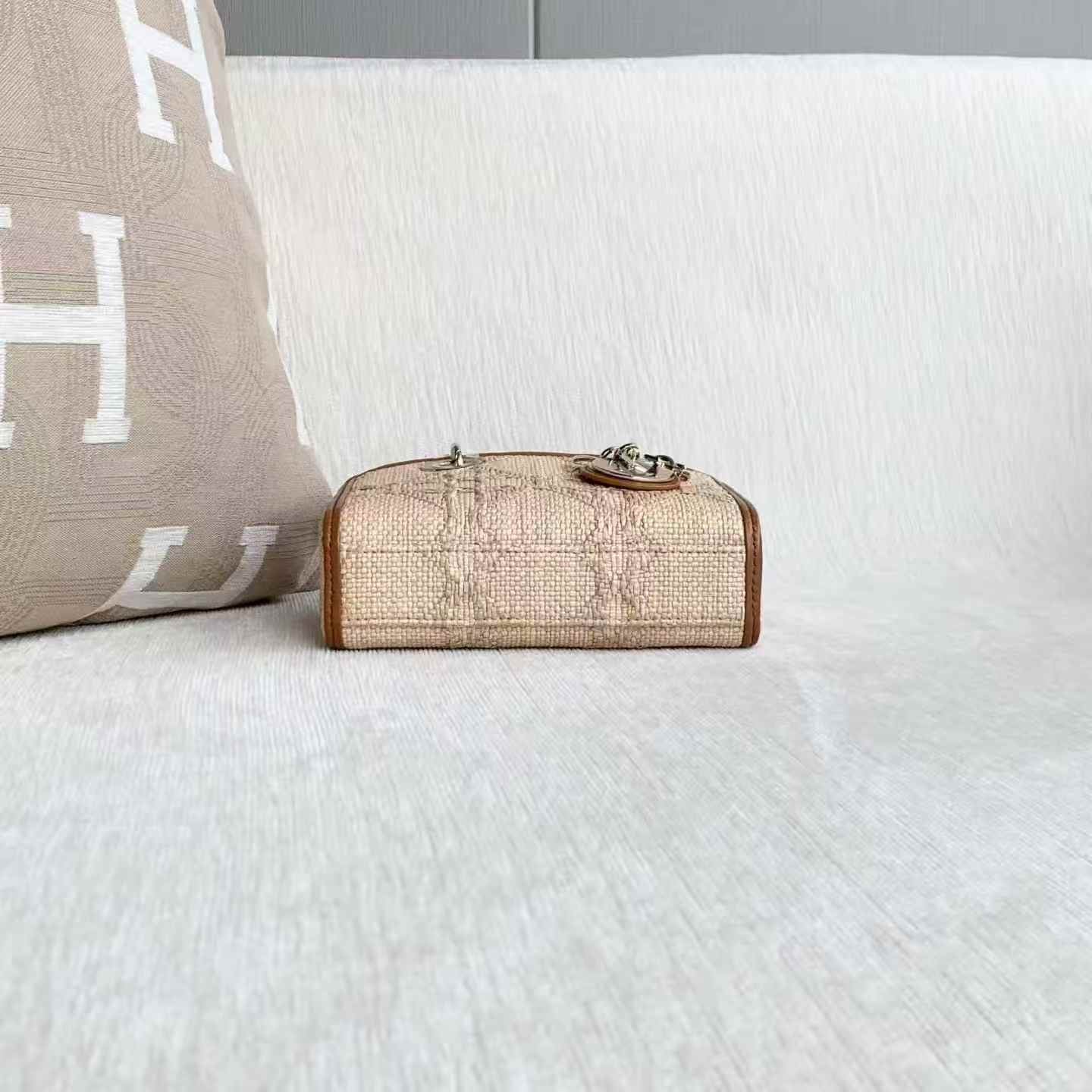 FOR PREORDER ONLY- Dior Micro Cannage Raffia Cannage Lady D-Joy