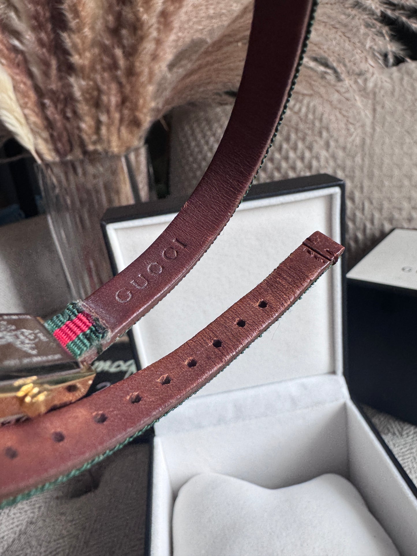 Gucci Vintage Web Strap Watch