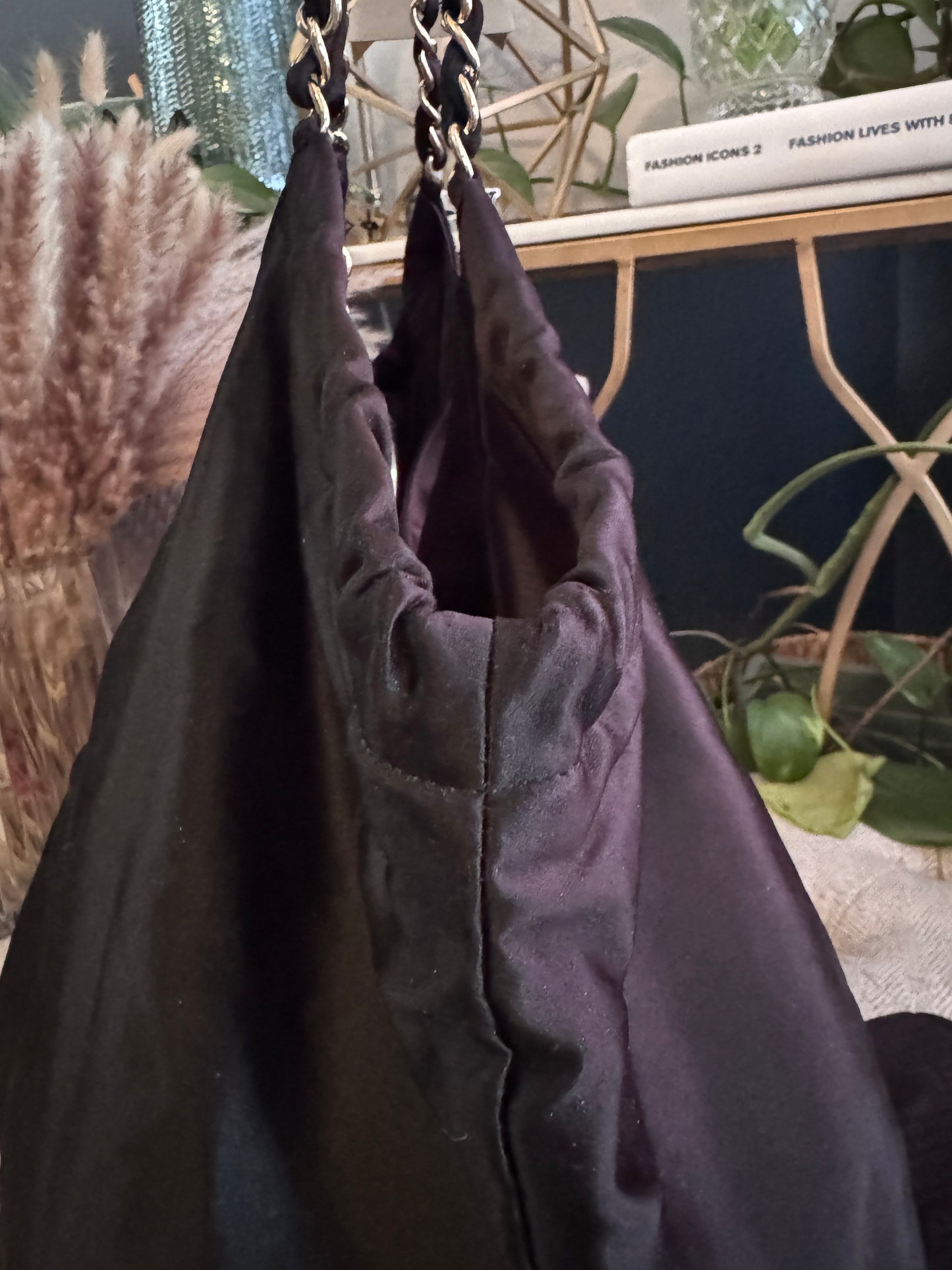 Chanel Coco Cabas Satin Tote