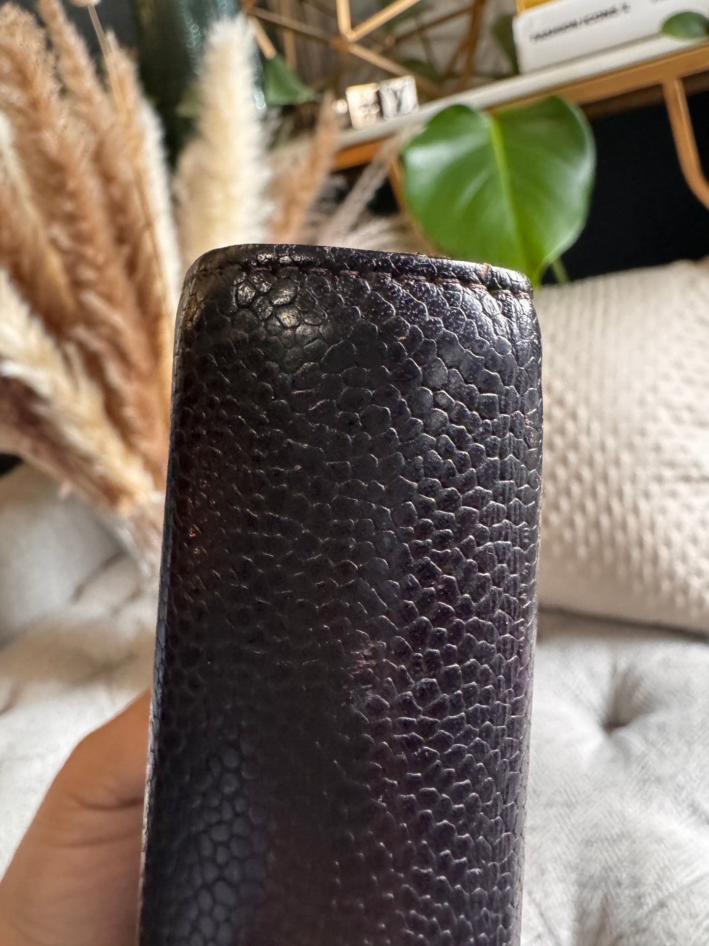 Chanel Vintage Agenda in Chocolate Brown Caviar