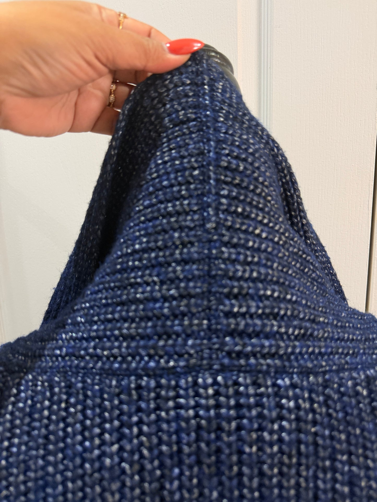 Escada Navy Blue Cardigan-Medium