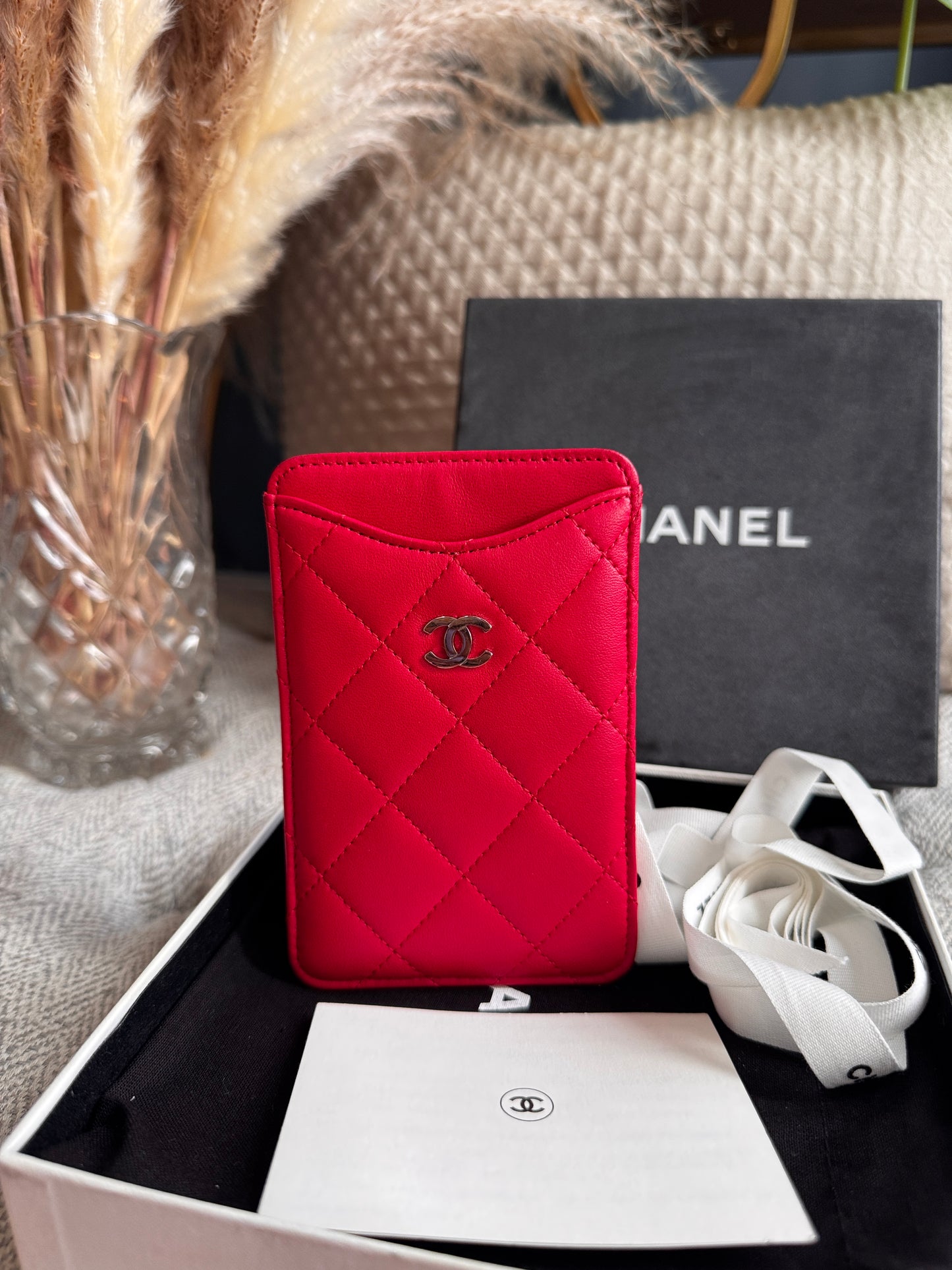 Chanel Cardholder with Silver Hardware