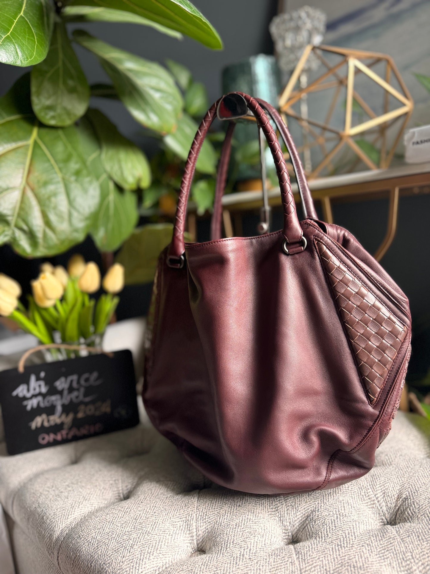 Bottega Veneta Tote with intrecciato details