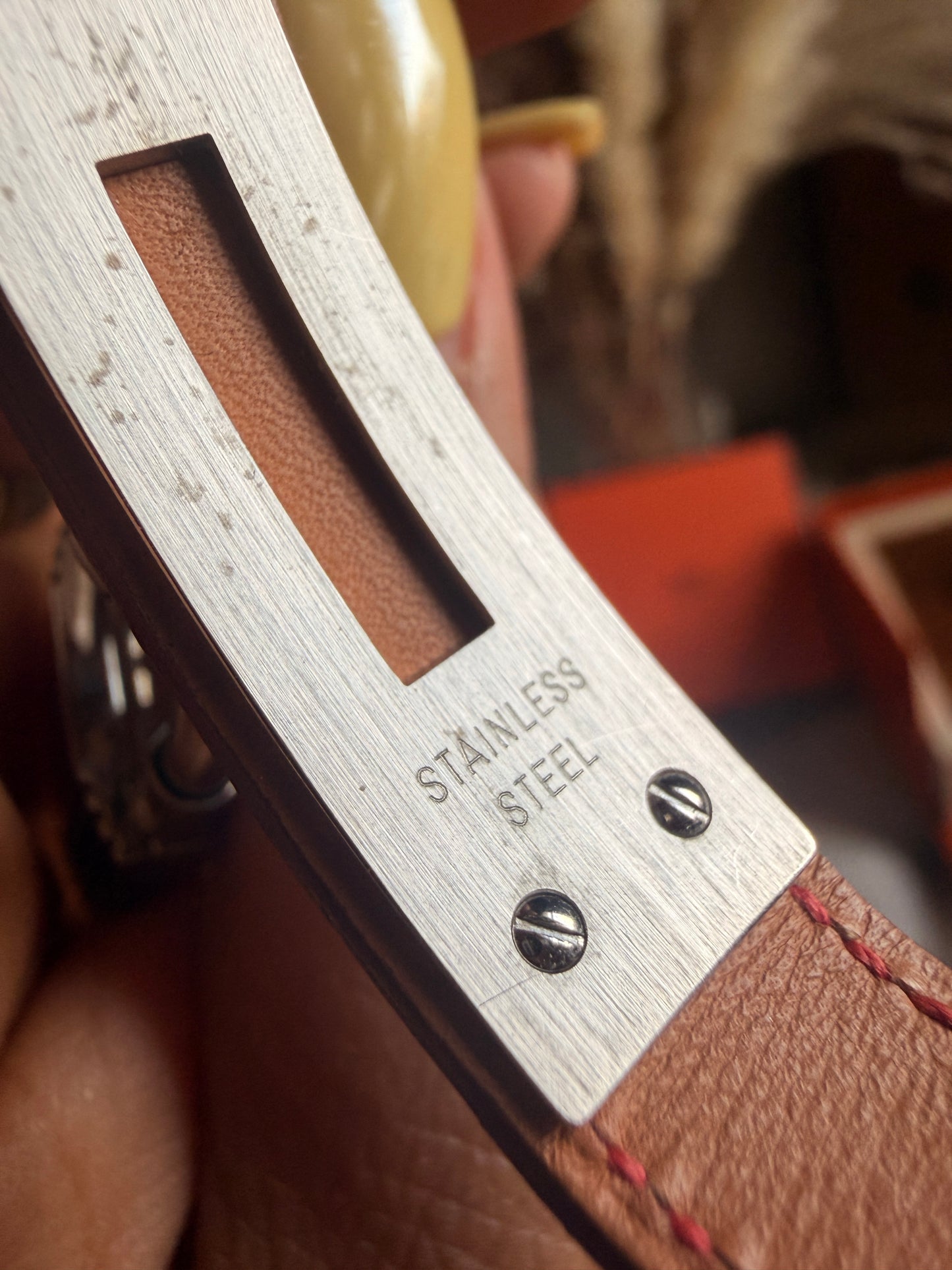 Hermes Kelly Watch in Silver Hardware