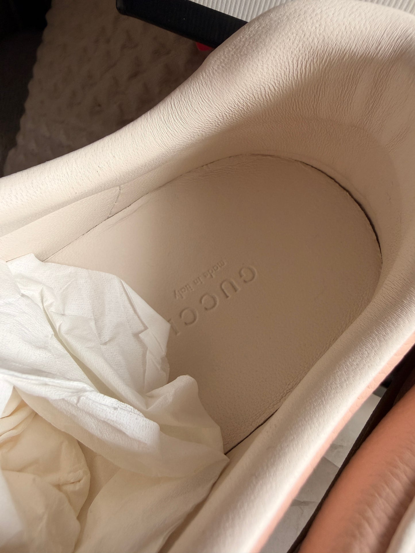 NEW in BOX Gucci G74 Web Sneakers