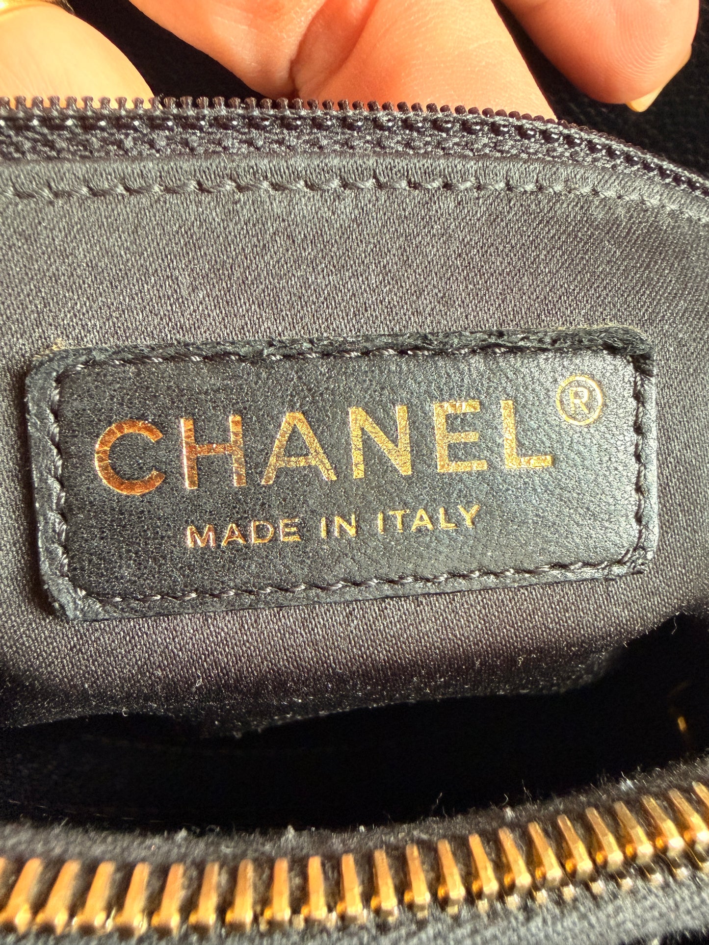 Chanel GST in Black with Gold Hardware