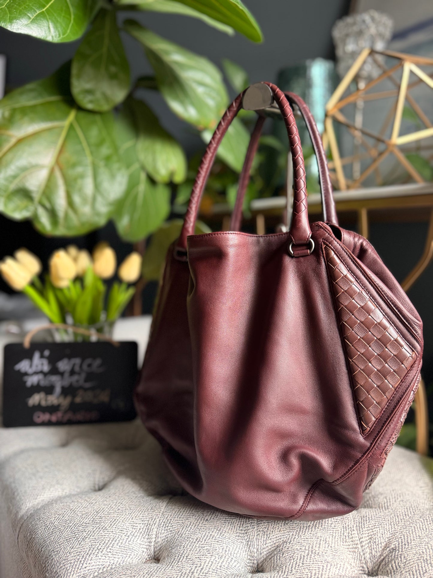 Bottega Veneta Tote with intrecciato details