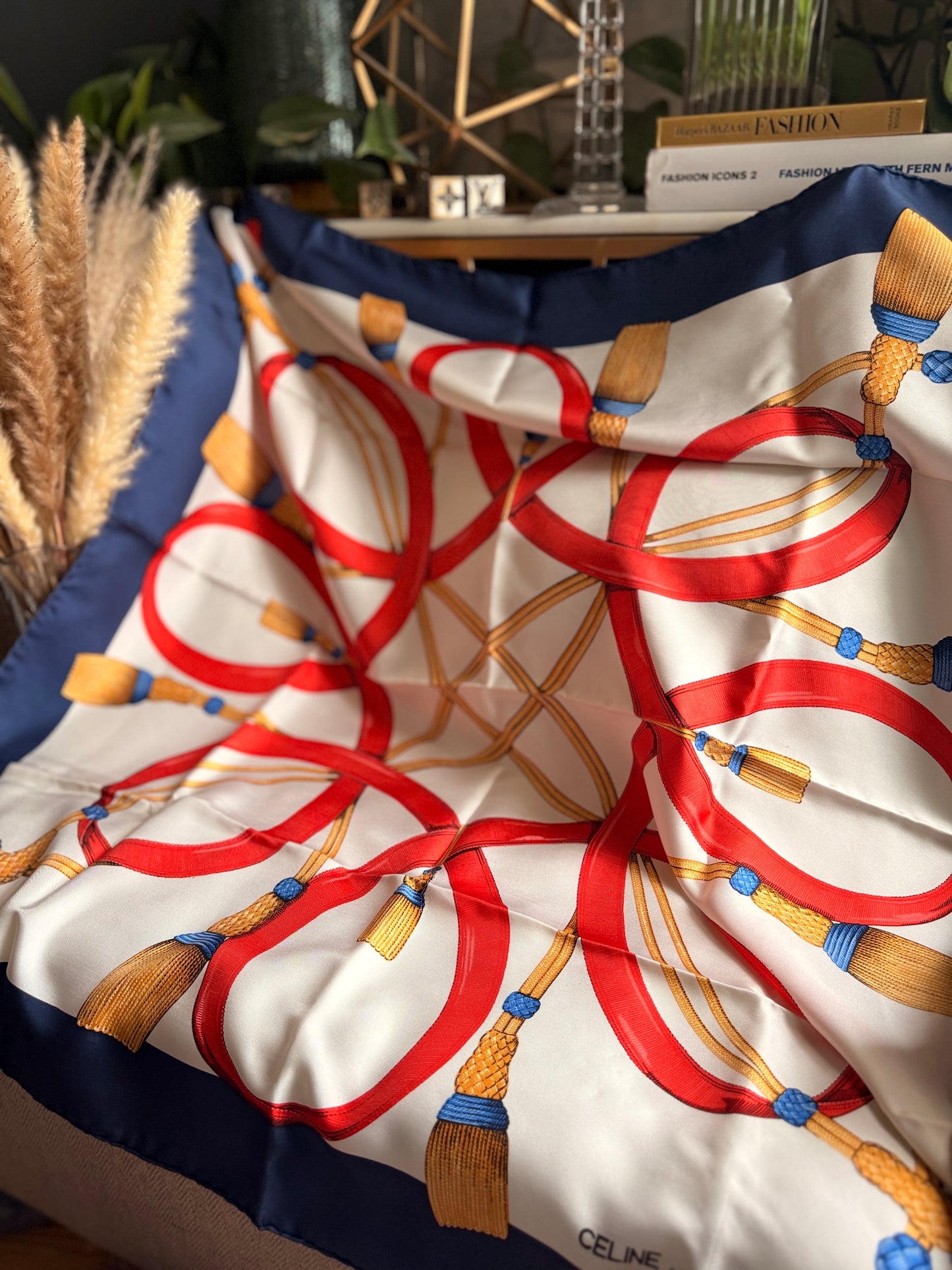 Celine Vintage Silk Scarf