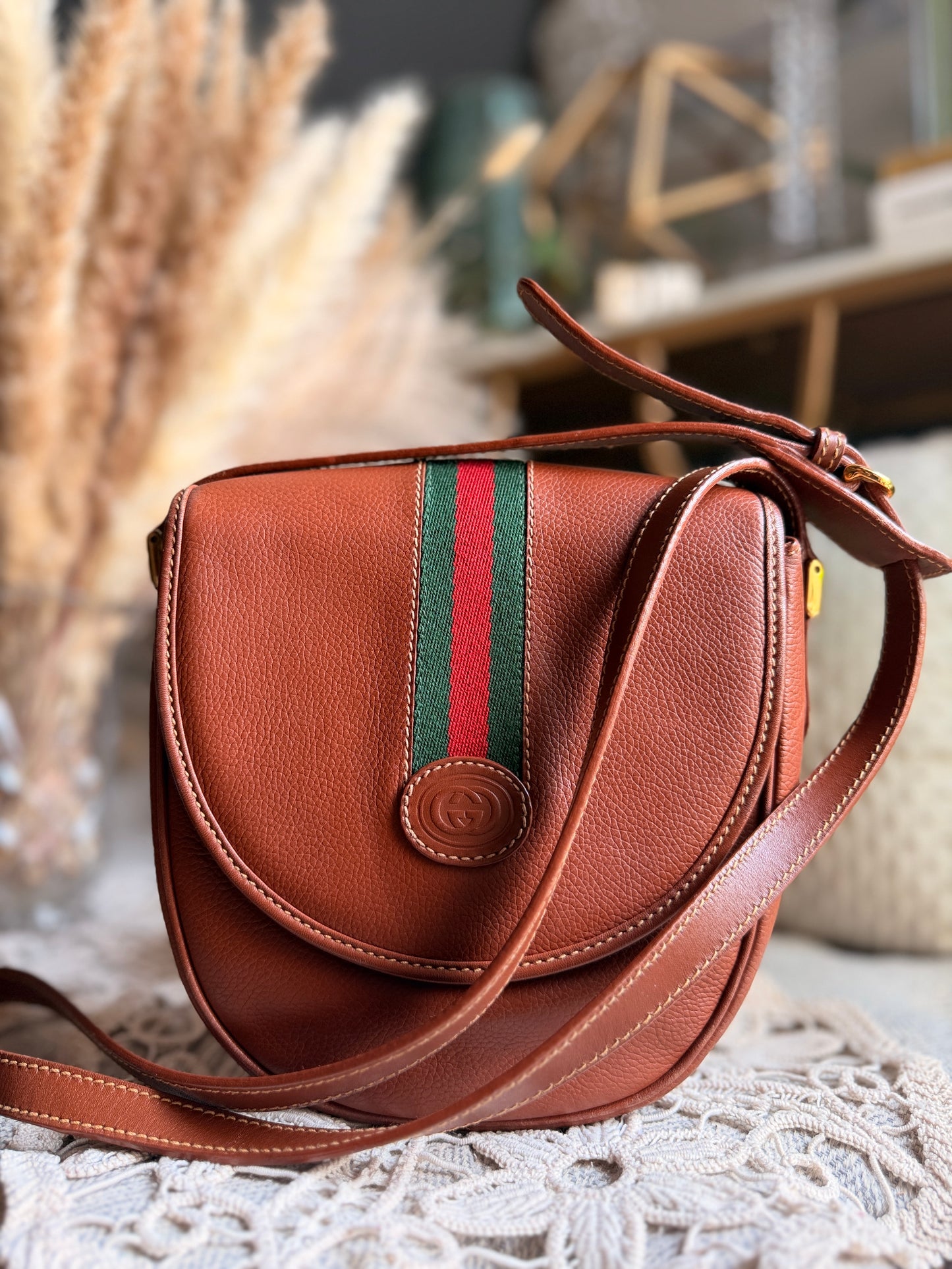 Gucci Vintage Calfskin Crossbody