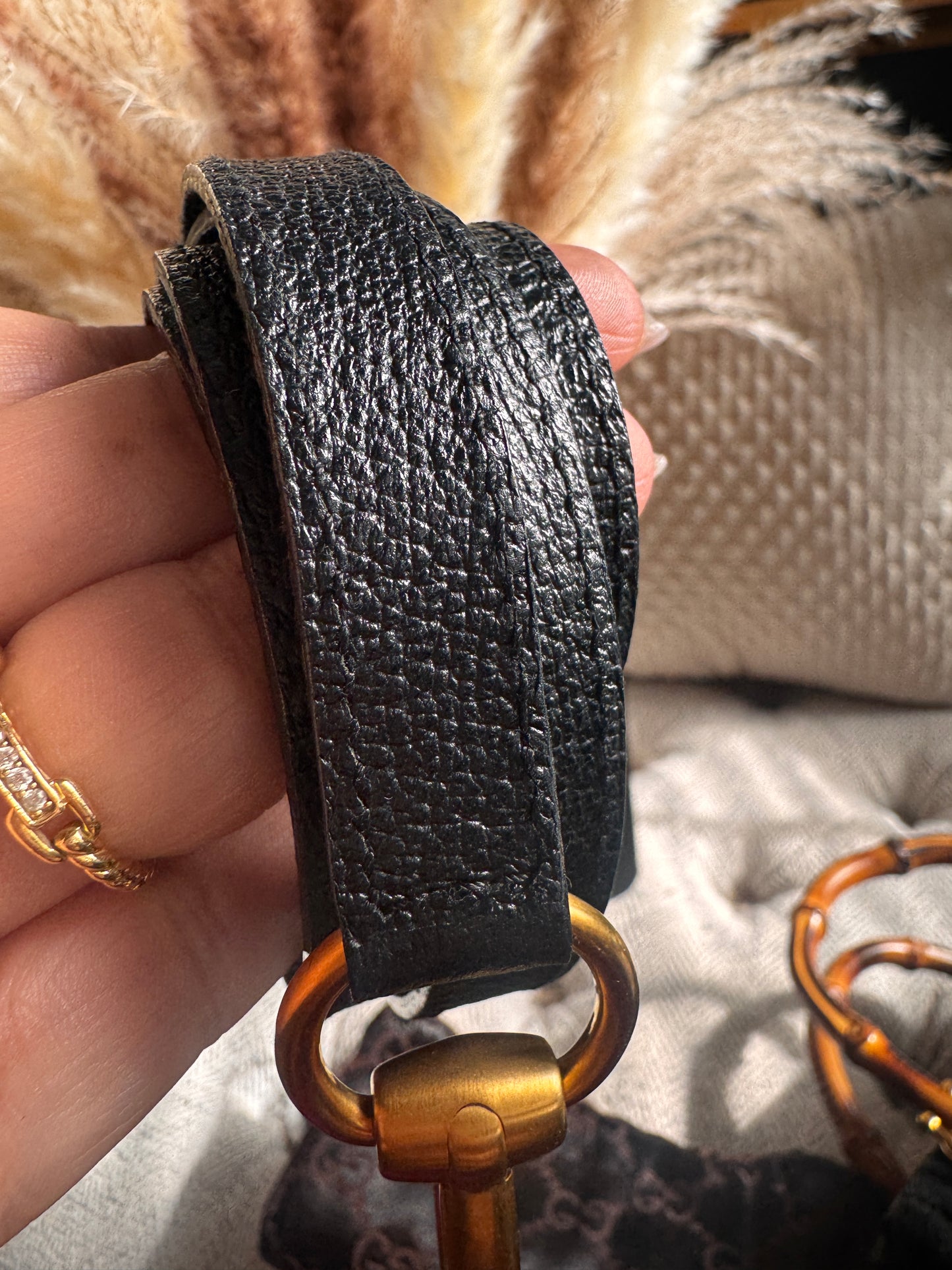 Gucci Vintage Mini Diana in Suede and Leather- with crossbody strap