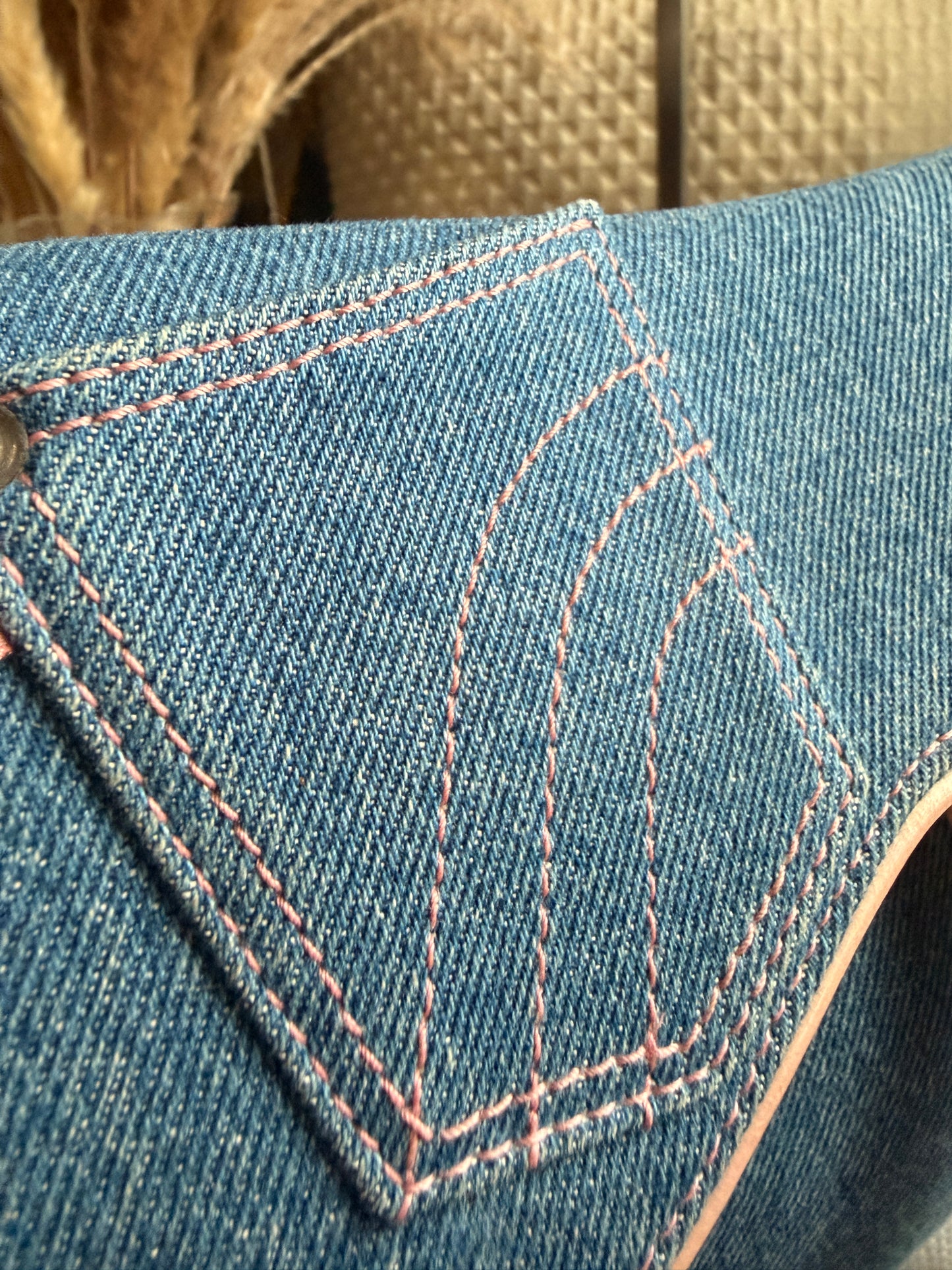 DIOR Vintage Denim Saddle in Medium