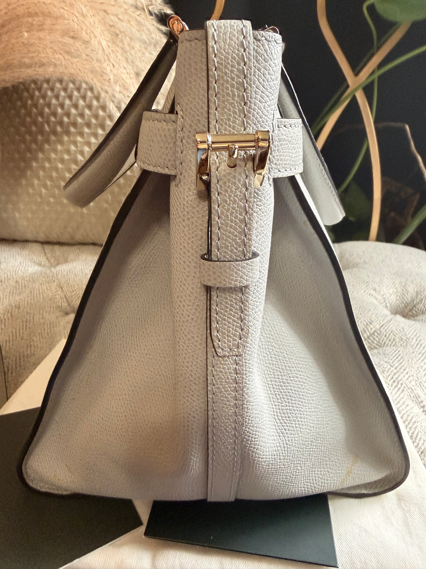 Valextra B Cube in Cool Grey