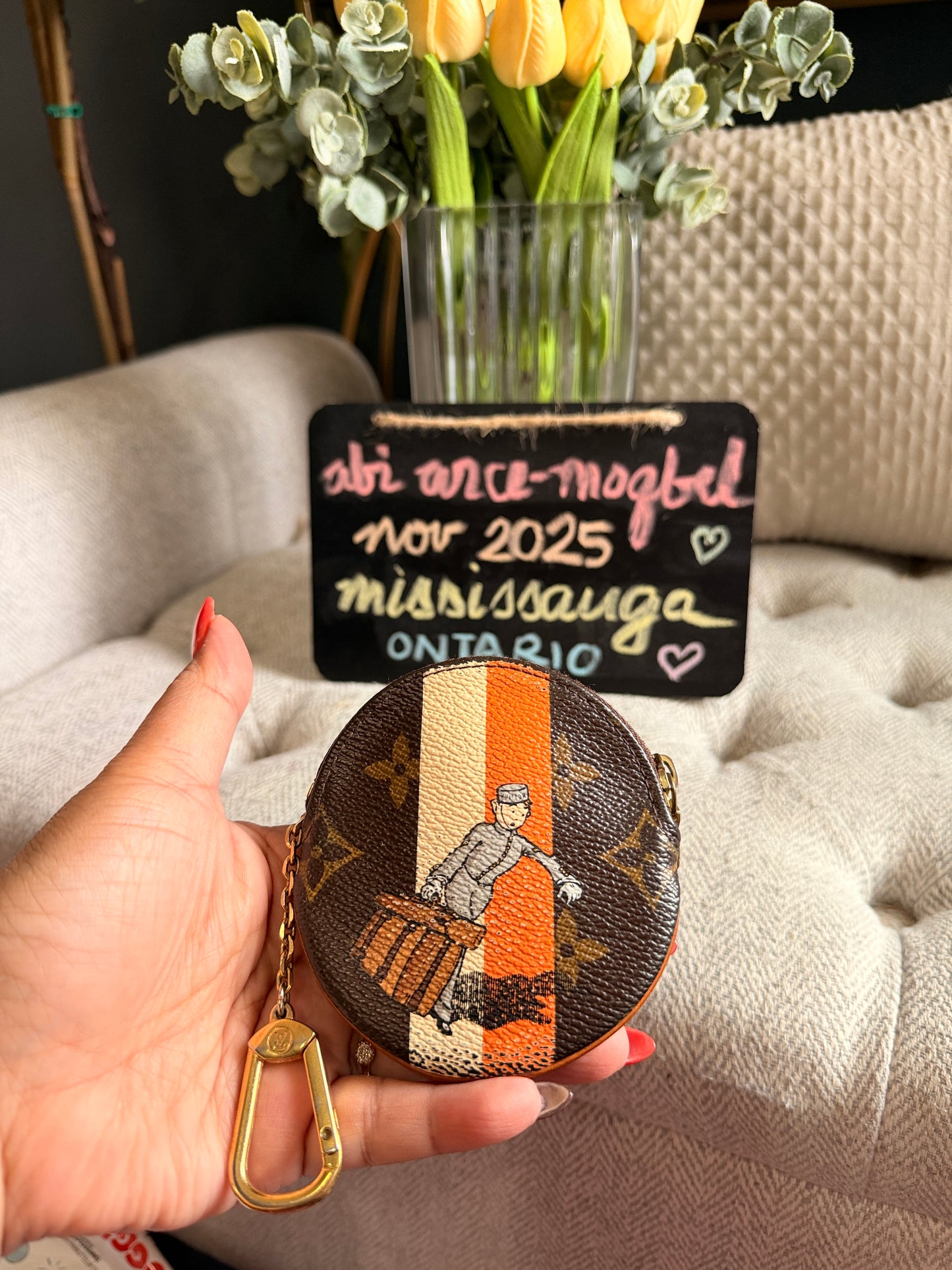 Louis Vuitton Vintage Limited Edition Groom Round Coinpurse