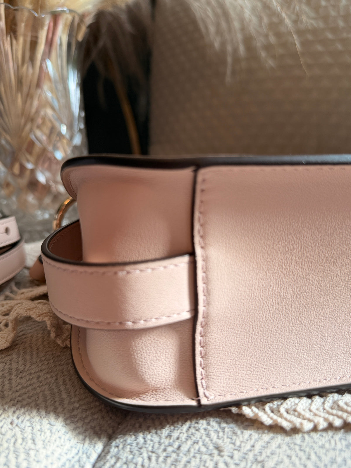 FURLA Blush Pink Leather Shoulder bag/Crossbody