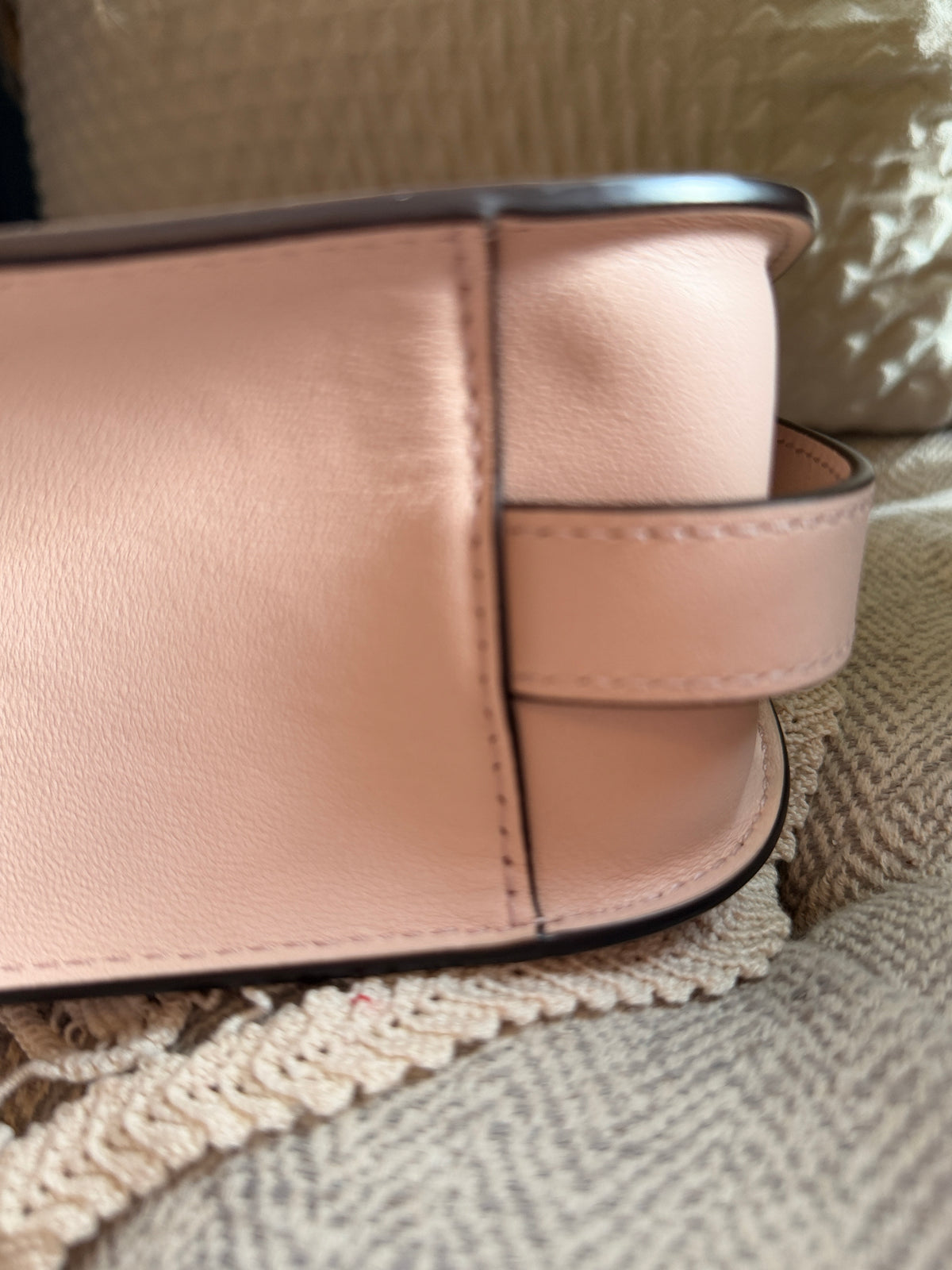 FURLA Blush Pink Leather Shoulder bag/Crossbody